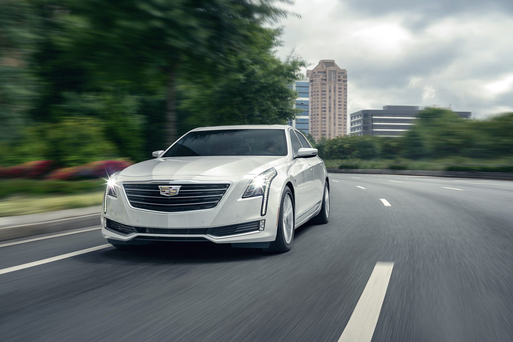Cadillac CT6 Electric commercial photography