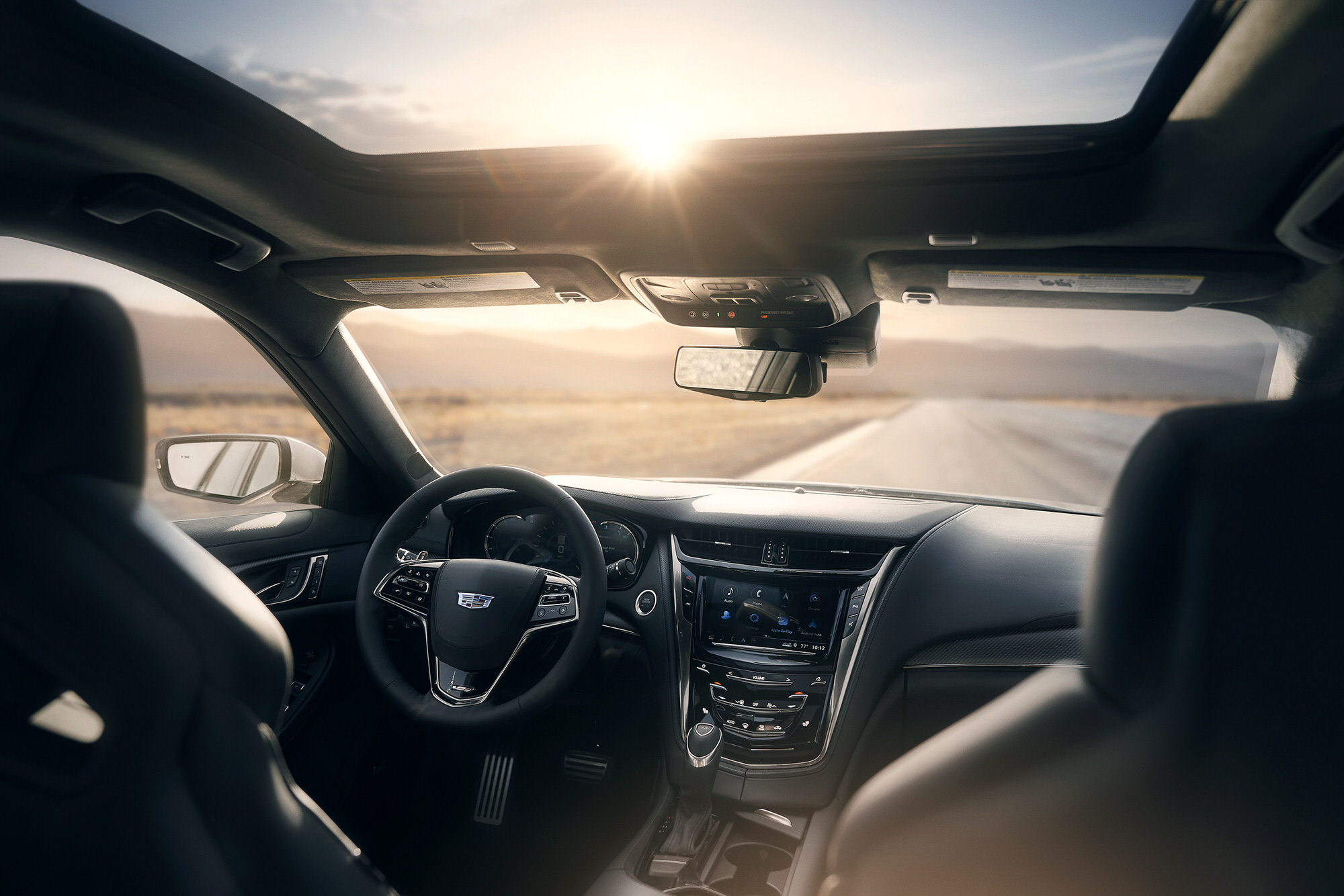 Cadillac CTS-V interior commercial photography