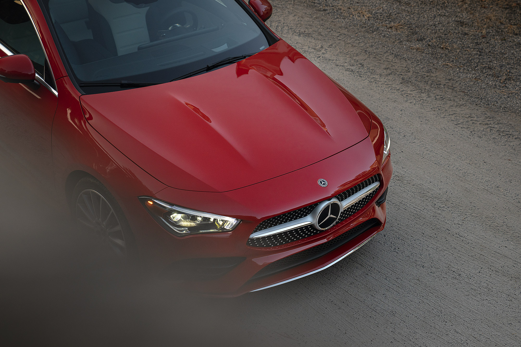 2020 Mercedes-Benz red CLA