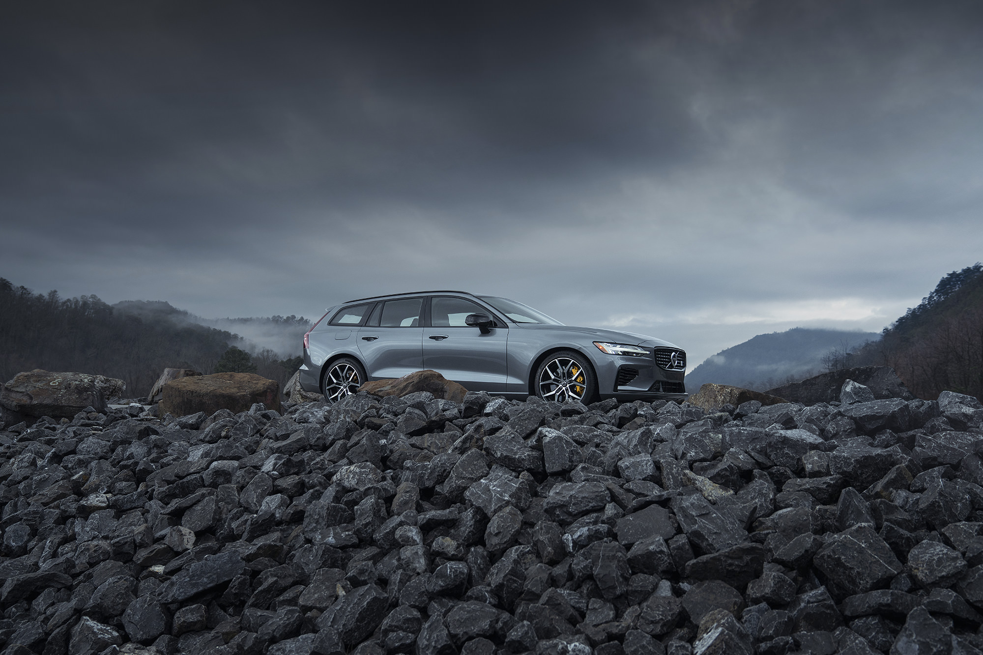 The Volvo V60 Polestar Engineered Shows Why Wagons Are Worth Saving. Photographed for Road & Track Magazine.