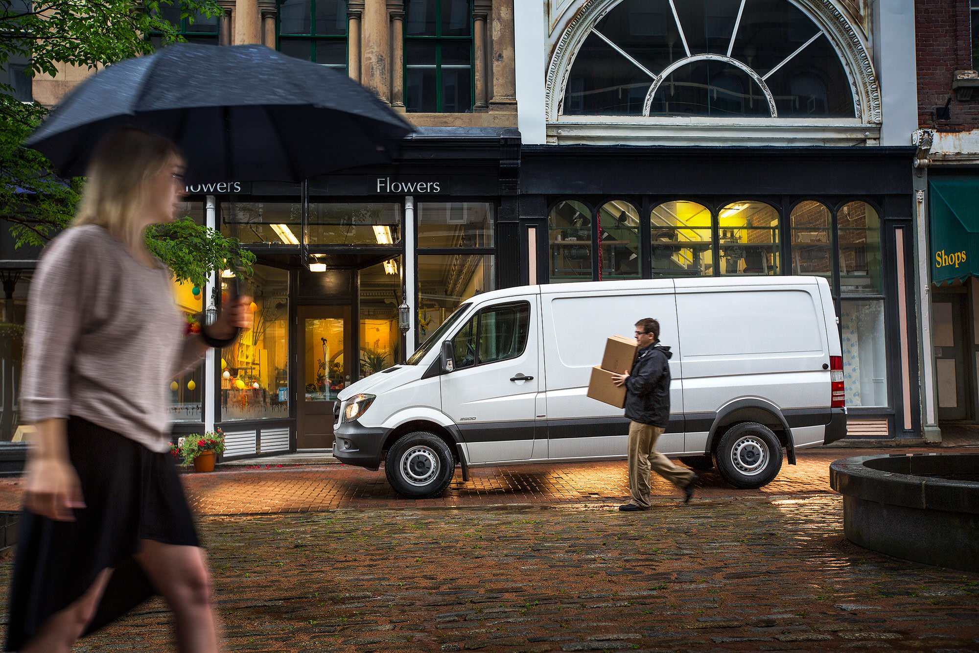 Mercedes-Benz Sprinter Van commercial photography