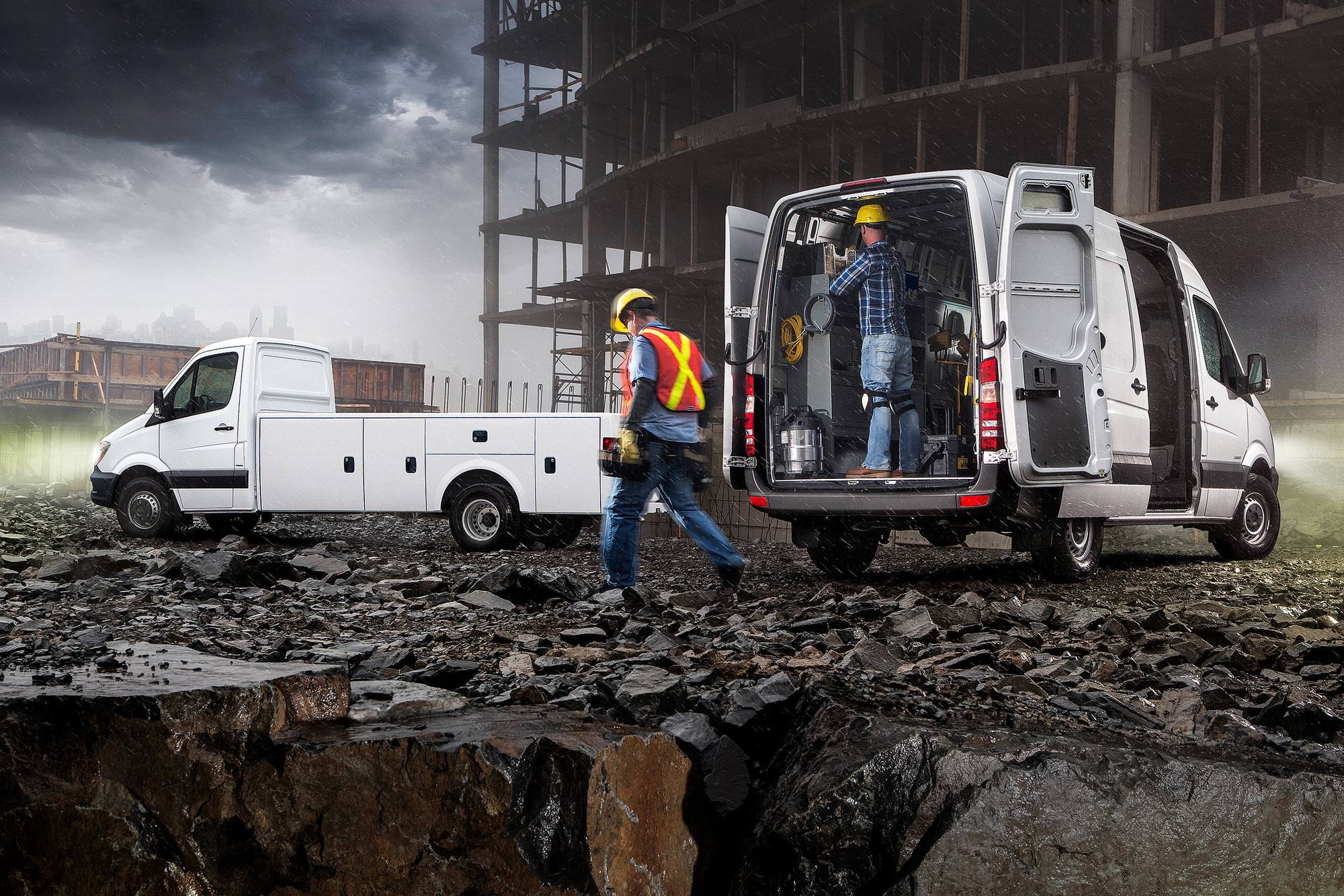 Mercedes-Benz Sprinter Van commercial photography
