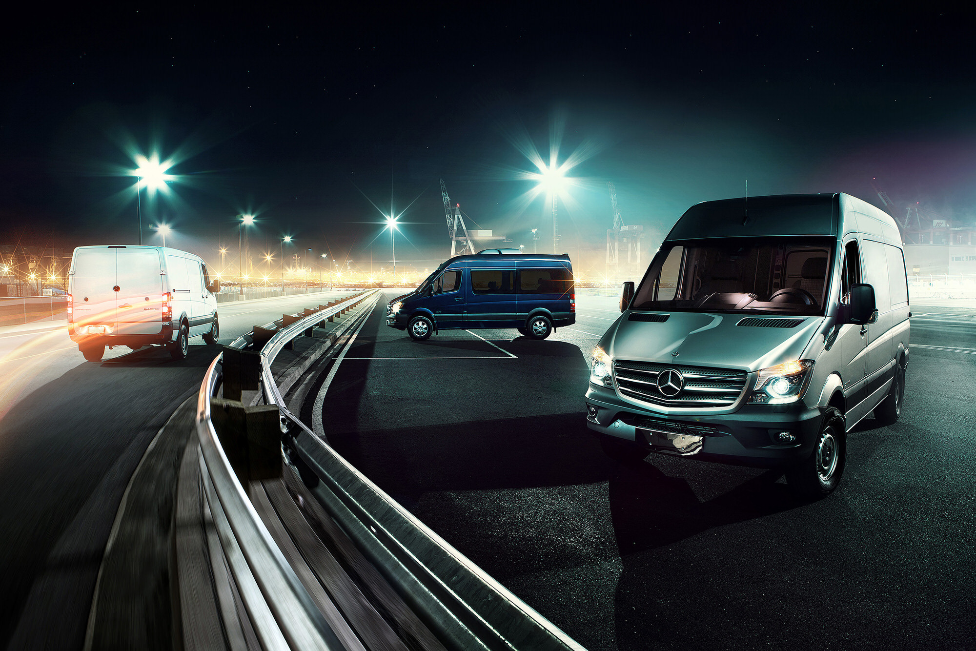 Mercedes-Benz Sprinter Vans commercial photography