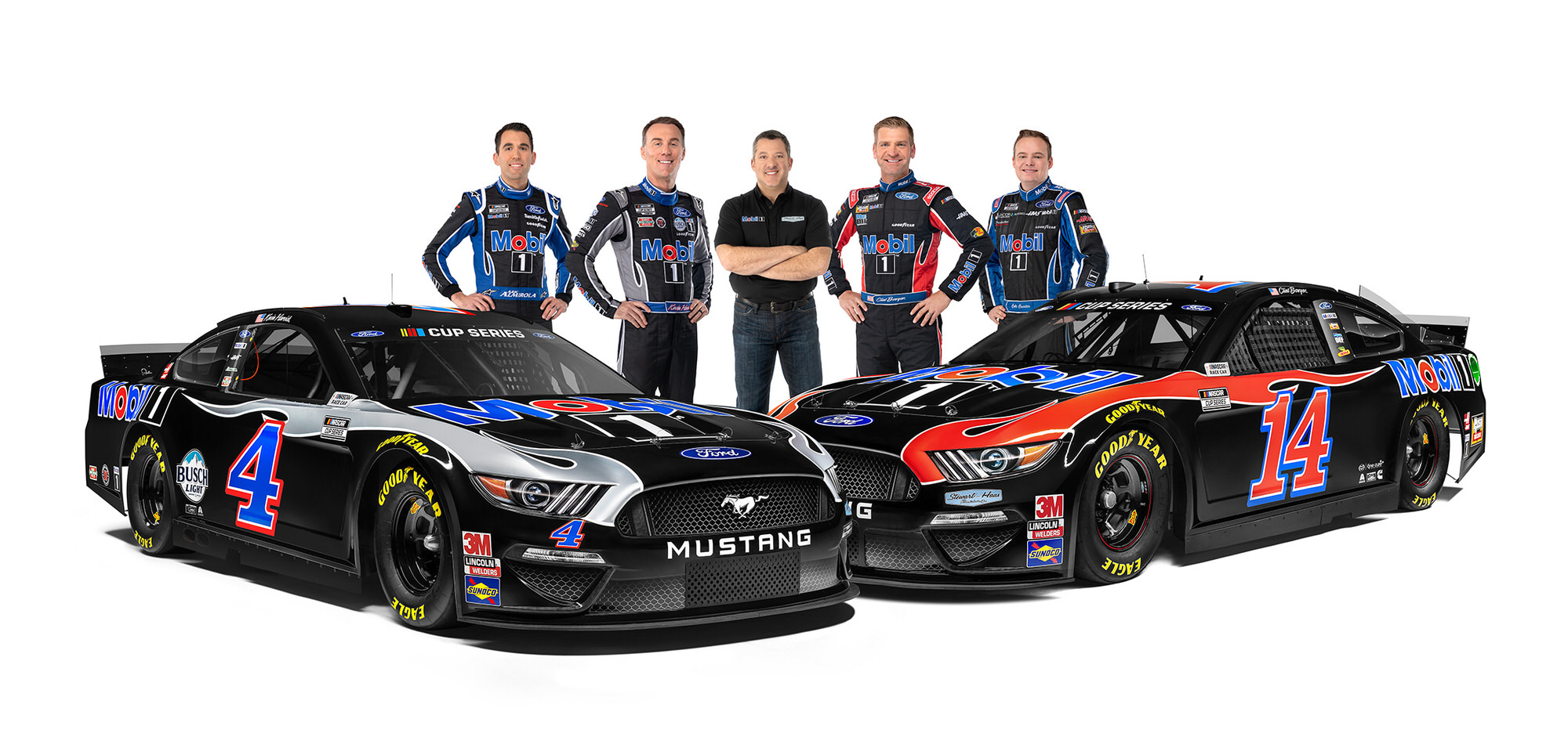 Stewart Haas Racing Driver Lineup NASCAR Team