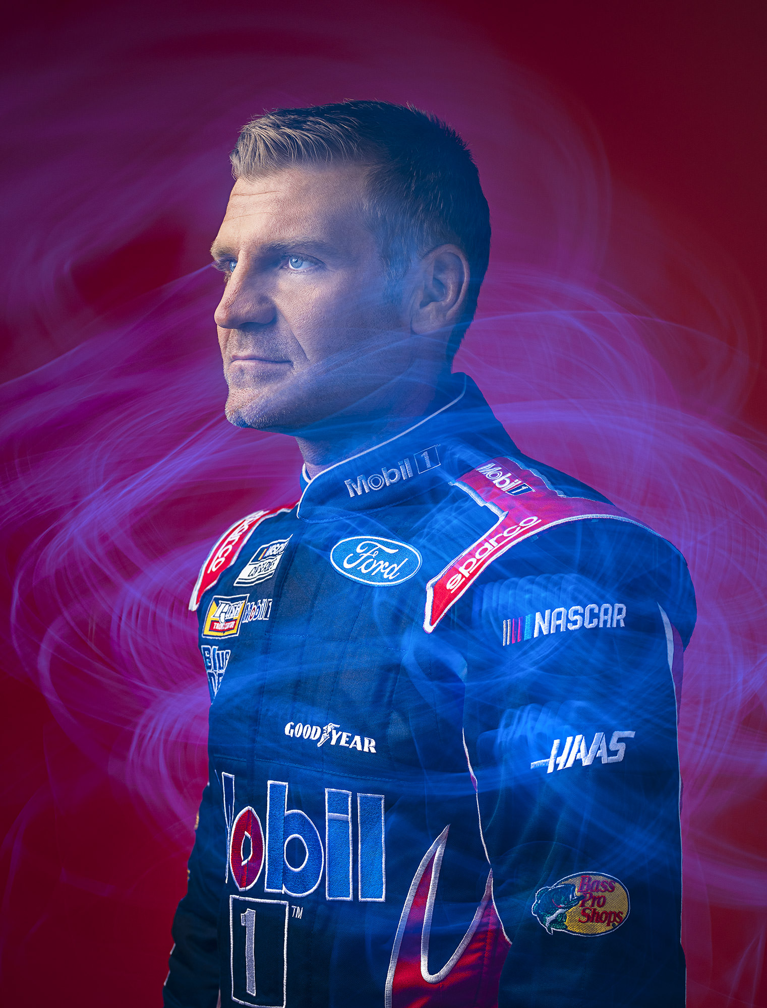 Clint Bowyer NASCAR Mobil 1 portrait